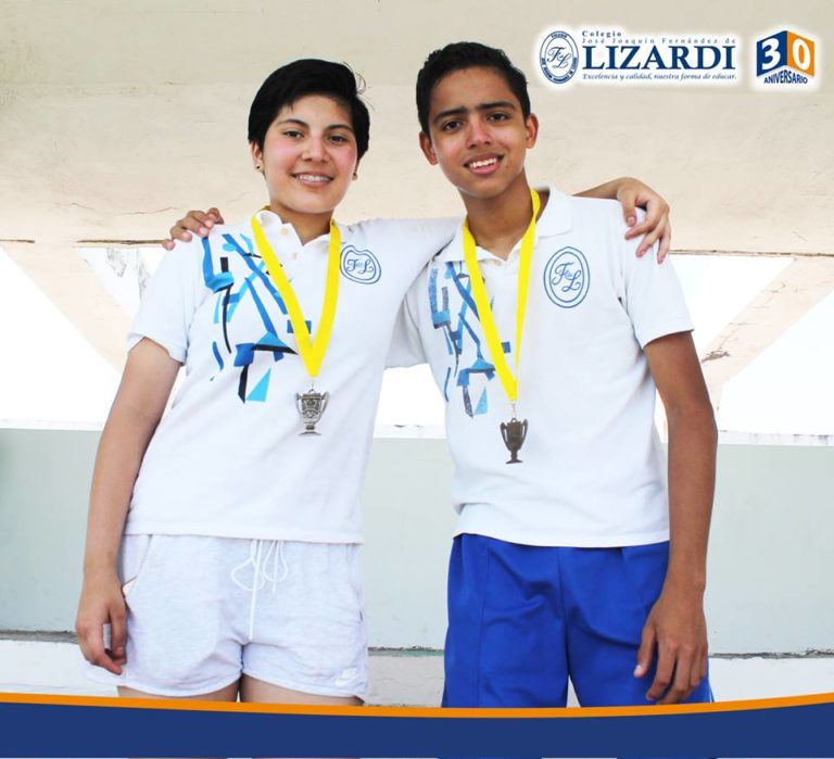 Ganadores salto de longitud Colegio Lizardi